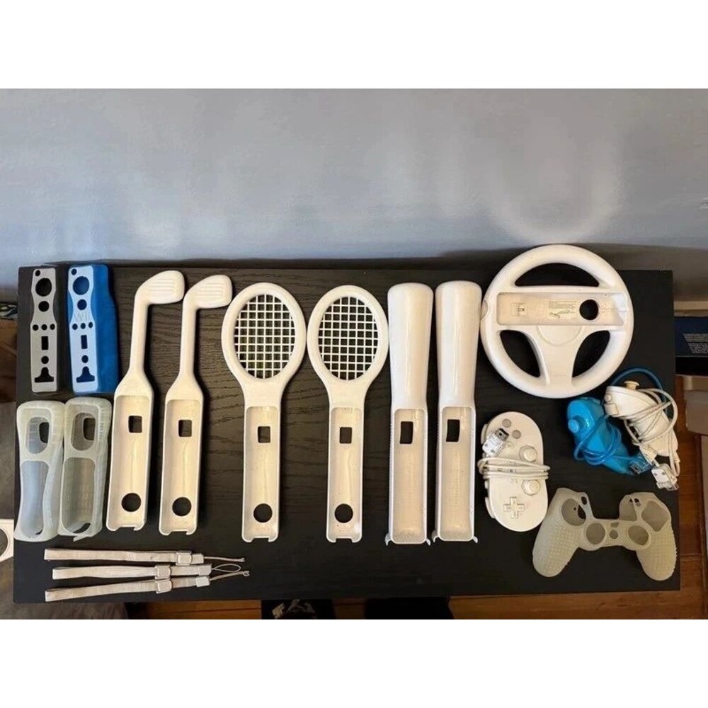 Nintendo Wii Accessories & Controller Parts Bundle